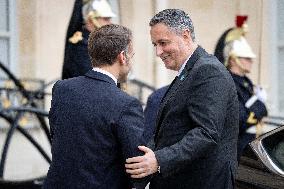 Members of the Presidency of Bosnie and Herzegovina at the Elysee - Paris AJ