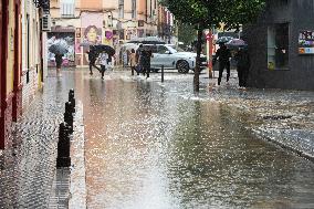 Heavy Rain and Wind in Andalusia - Spain