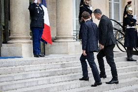 Members of the Presidency of Bosnie and Herzegovina at the Elysee - Paris AJ