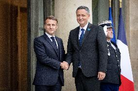 Members of the Presidency of Bosnie and Herzegovina at the Elysee - Paris AJ