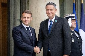 Members of the Presidency of Bosnie and Herzegovina at the Elysee - Paris AJ