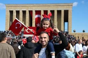 Turkish People Celebrate Republic Day