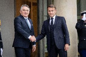 Members of the Presidency of Bosnie and Herzegovina at the Elysee - Paris AJ