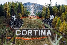 Cortina Prepares Olympic Ski Jump for 2026 - Italy