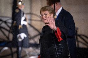 Diner at the Elysee Palace for the 8th Paris Peace Forum - Paris AJ