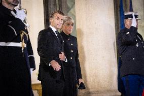Diner at the Elysee Palace for the 8th Paris Peace Forum - Paris AJ