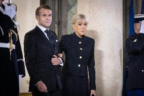 Diner at the Elysee Palace for the 8th Paris Peace Forum - Paris AJ