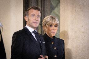 Diner at the Elysee Palace for the 8th Paris Peace Forum - Paris AJ