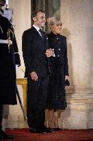 Diner at the Elysee Palace for the 8th Paris Peace Forum - Paris AJ