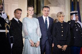 Diner at the Elysee Palace for the 8th Paris Peace Forum - Paris AJ