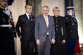 Diner at the Elysee Palace for the 8th Paris Peace Forum - Paris AJ