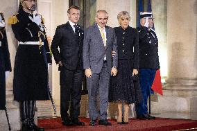 Diner at the Elysee Palace for the 8th Paris Peace Forum - Paris AJ