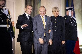 Diner at the Elysee Palace for the 8th Paris Peace Forum - Paris AJ