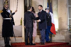 Diner at the Elysee Palace for the 8th Paris Peace Forum - Paris AJ