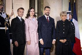 Diner at the Elysee Palace for the 8th Paris Peace Forum - Paris AJ