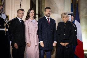 Diner at the Elysee Palace for the 8th Paris Peace Forum - Paris AJ