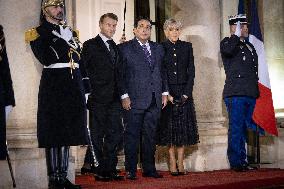 Diner at the Elysee Palace for the 8th Paris Peace Forum - Paris AJ