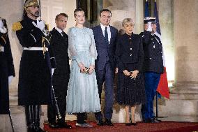 Diner at the Elysee Palace for the 8th Paris Peace Forum - Paris AJ