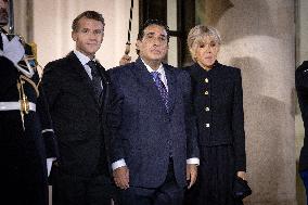 Diner at the Elysee Palace for the 8th Paris Peace Forum - Paris AJ