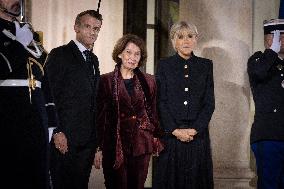 Diner at the Elysee Palace for the 8th Paris Peace Forum - Paris AJ
