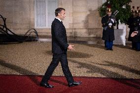 Diner at the Elysee Palace for the 8th Paris Peace Forum - Paris AJ
