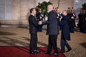 Diner at the Elysee Palace for the 8th Paris Peace Forum - Paris AJ