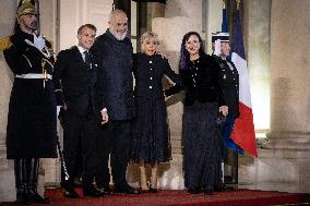 Diner at the Elysee Palace for the 8th Paris Peace Forum - Paris AJ