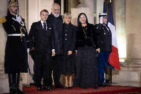 Diner at the Elysee Palace for the 8th Paris Peace Forum - Paris AJ