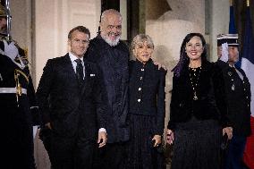 Diner at the Elysee Palace for the 8th Paris Peace Forum - Paris AJ