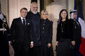 Diner at the Elysee Palace for the 8th Paris Peace Forum - Paris AJ