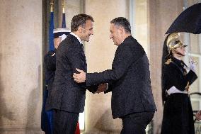 Diner at the Elysee Palace for the 8th Paris Peace Forum - Paris AJ