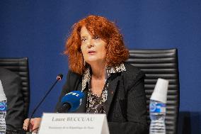 Louvre Heist Investigation Press Conference - Paris