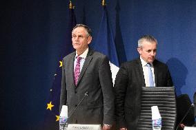 Louvre Heist Investigation Press Conference - Paris