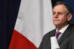 Louvre Heist Investigation Press Conference - Paris