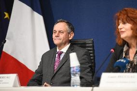 Louvre Heist Investigation Press Conference - Paris