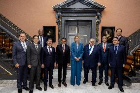 Queen Maxima Meets Global Finance & Technology Network Board - The Hague