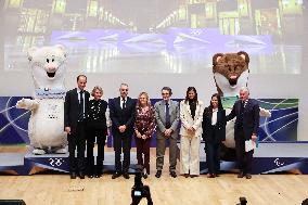 100 Days To Go Celebration For Milano 2026 - Italy