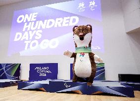 100 Days To Go Celebration For Milano 2026 - Italy