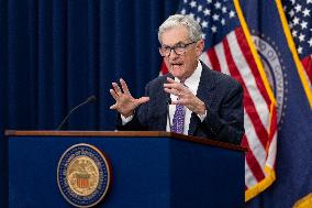 Federal Reserve Cuts Interest Rate - Washington