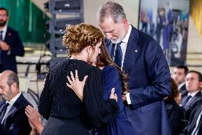King and Queen of Spain Honor Disaster Victims - Valencia