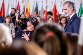 King and Queen of Spain Honor Disaster Victims - Valencia