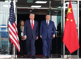 Xi Jinping Meets Trump In Busan - South Korea - Christopher