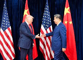 Xi Jinping Meets Trump In Busan - South Korea - Christopher