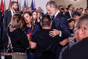 King and Queen of Spain Honor Disaster Victims - Valencia