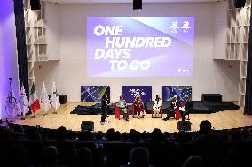 100 Days To Go Celebration For Milano 2026 - Italy