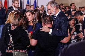 King and Queen of Spain Honor Disaster Victims - Valencia