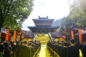 Legendary Ancestor Worship In Lishui - China