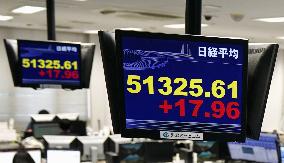 Nikkei index hits record closing high