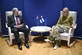 Foreign Minister of New Zealand Winston Peters on a visit in Finland