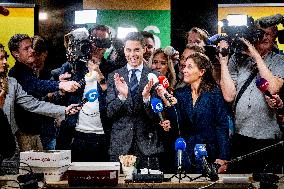 D66 Party Leader Rob Jetten After Elections - The Hague